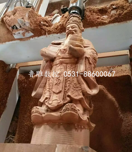 三維立體雕刻機制作的財神雕像、觀音佛像